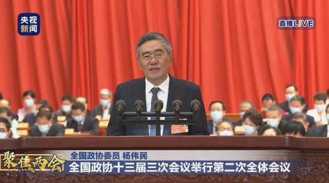 5月24日全国政协经济委员会副主任杨伟民两会发言  ：中国经济的巨轮不会因疫情冲击而搁浅